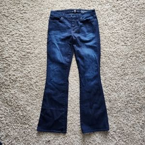 7 for All Mankind flare jeans, size 29